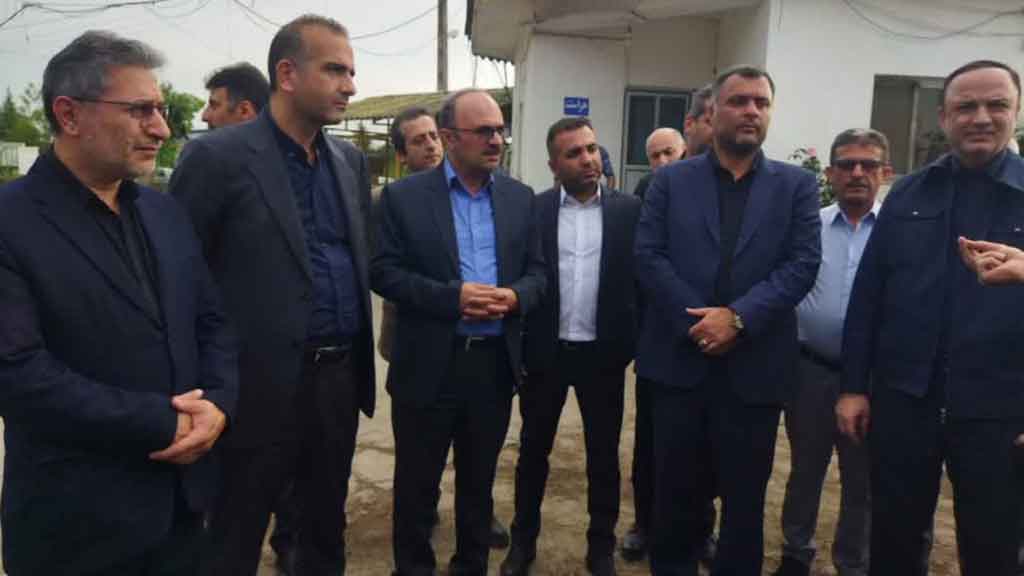 بازدید میدانی فرماندار صومعه سرا، نماینده مجلس و دبیر شورای عالی مناطق آزاد کشور از شهرک صنعتی