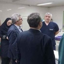 بازدید شبانه رئیس دانشگاه علوم پزشکی گیلان از بیمارستان شهید بهشتی انزلی