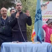 ‎گرامیداشت یاد و خاطره شهید دکترطهرانچی در همایش پیاده‌روی خانوادگی مدارس سما گیلان