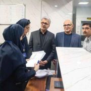 بازدید رئیس دانشگاه علوم پزشکی گیلان از بیمارستان شهید حسین‌پور لنگرود