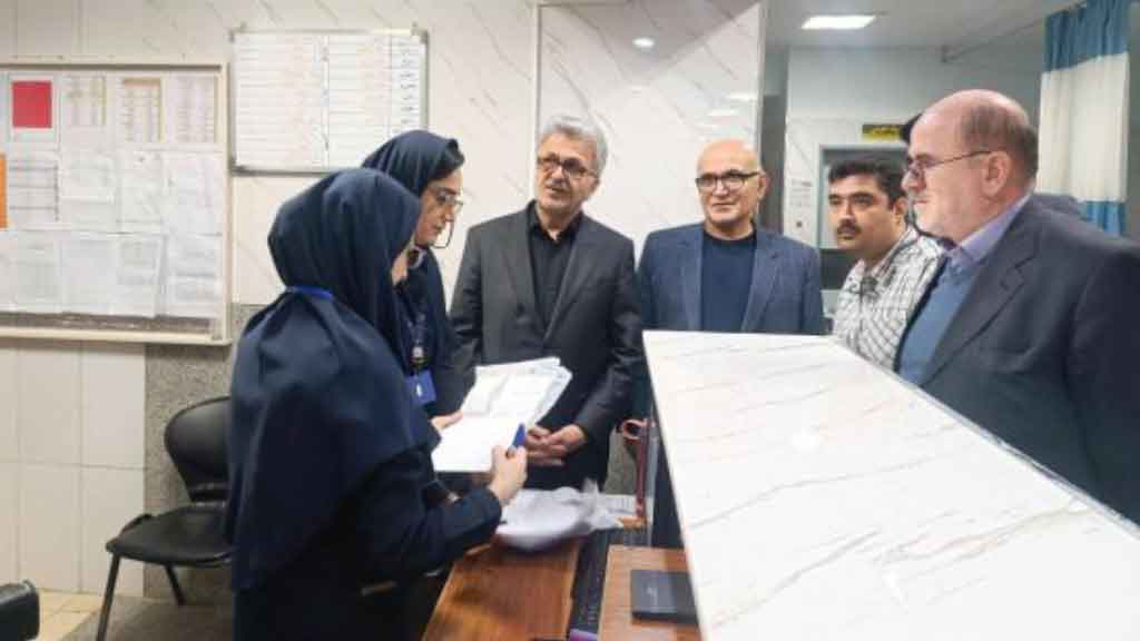 بازدید رئیس دانشگاه علوم پزشکی گیلان از بیمارستان شهید حسین‌پور لنگرود