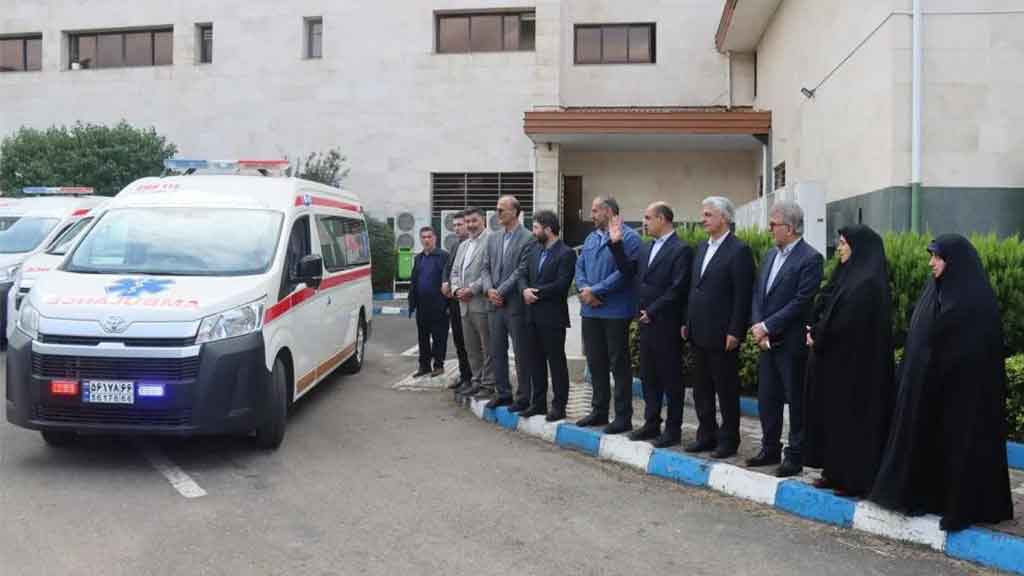 ۶ آمبولانس جدید وارد ناوگان اورژانس گیلان شد